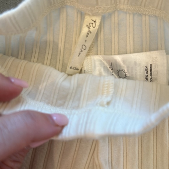 Rylee + Cru Leggings 6-12 Months in Cream - Picture 2 of 2